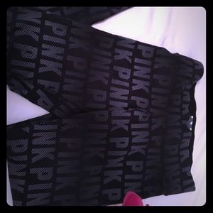 SALE NWOT - ultimate leggings with Pink logo !